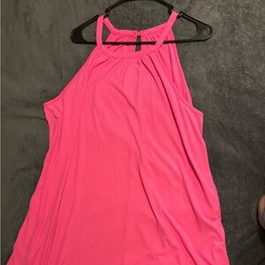 Vibrant Pink Sleeveless Dress